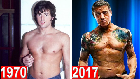 【永恒的洛基】屎太浓 Sylvester Stallone - 从5岁到70岁的转变